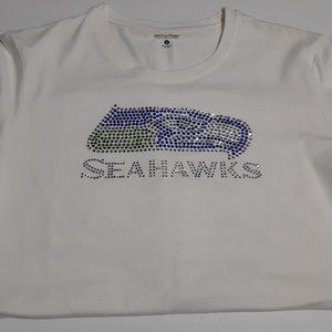 5/$20 Great NW Clothing Co. Women's Seattle Seahawks Super Bowl XLIX Shirt Sz M